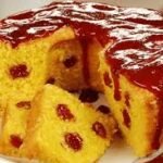 Bolo de Fubá com Goiabada