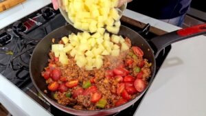 Carne Moída com Tomate Cereja