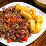 Carne de Sol com Nhoque de Mandioca