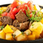 Fraldinha de panela com legumes