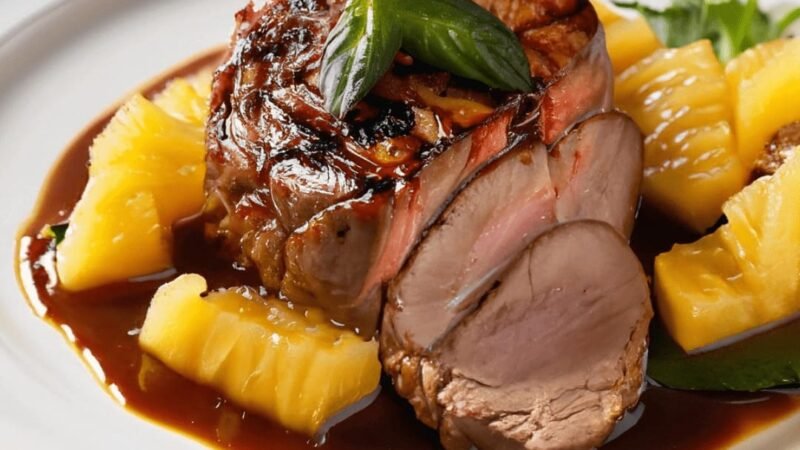 “Descubra a Delícia da Picanha de Porco com Abacaxi: Receita Irresistível para Impressionar!”