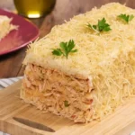 Torta de Pão Cremosa com Frango